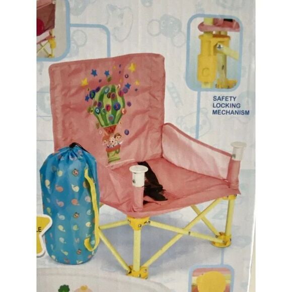 Cocomelon Fold N Go Booster Seat with Tray Feeding Chair for Babies BPA Free NEW - Picture 10 of 14